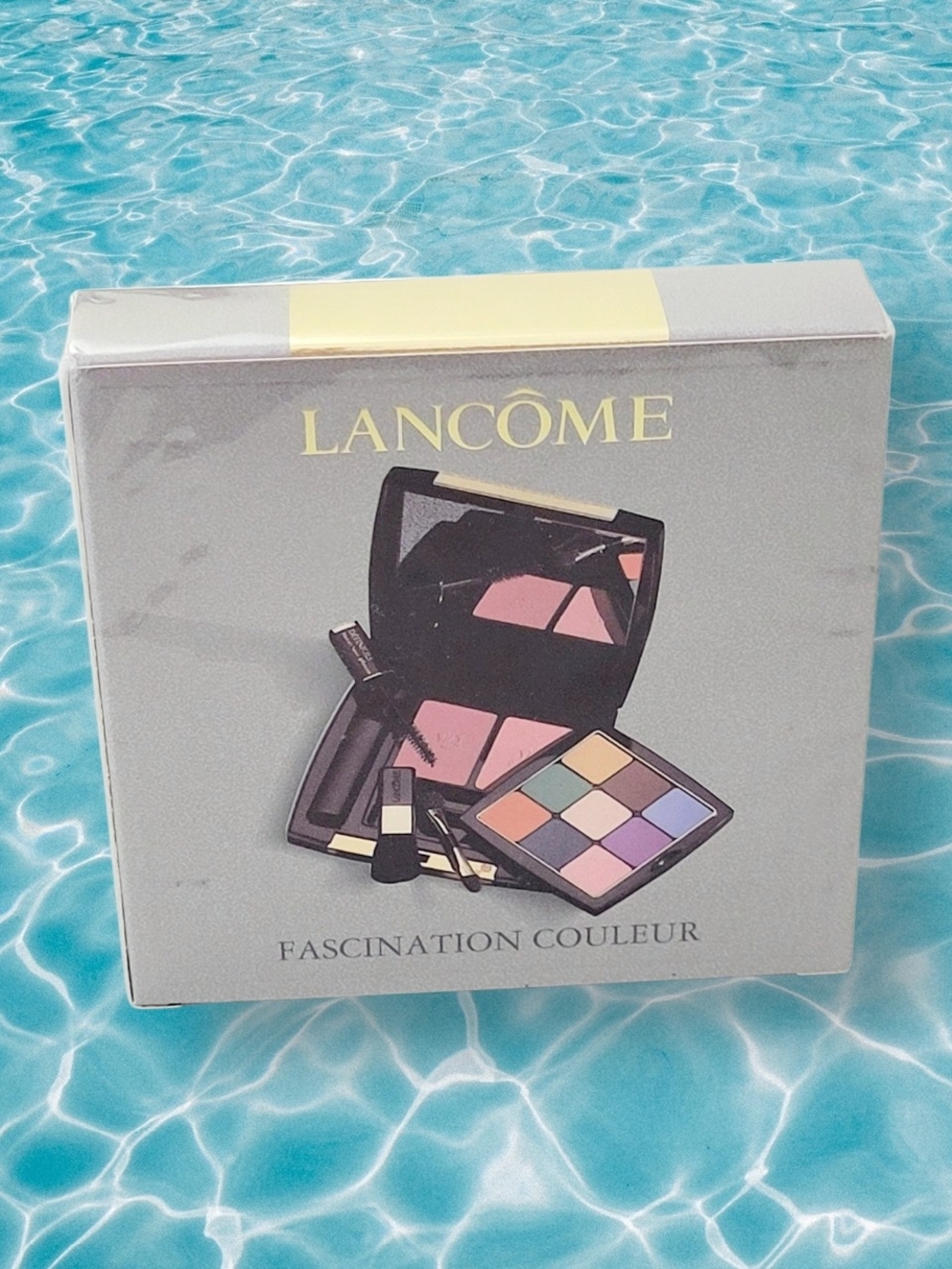 NIB LANCOME Fascination Couleur Travel Palette Blush Mascara Eyeshadow Sealed